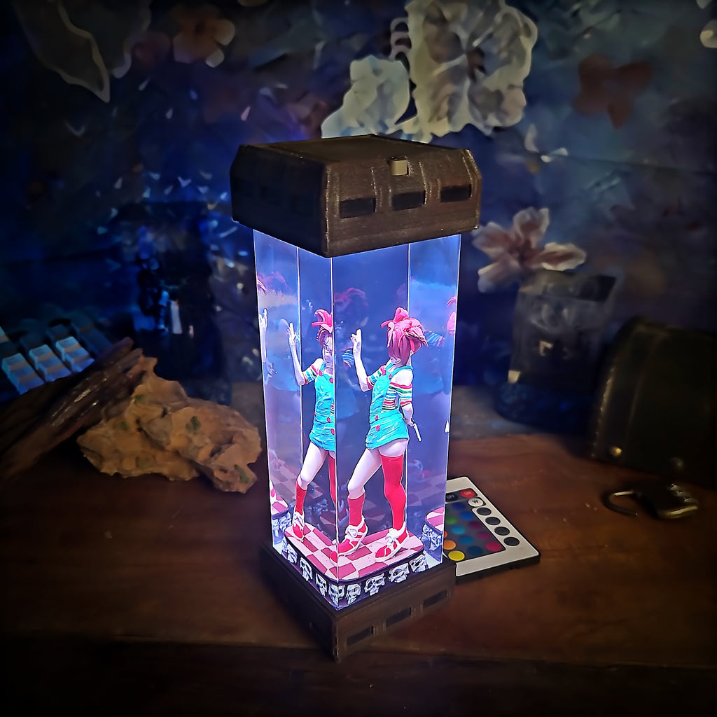 Chucky Resin Lamp - handmade resin lamp