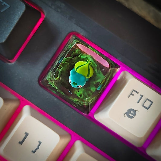 Bulbarsaur New Keycap - handmade resin keycap