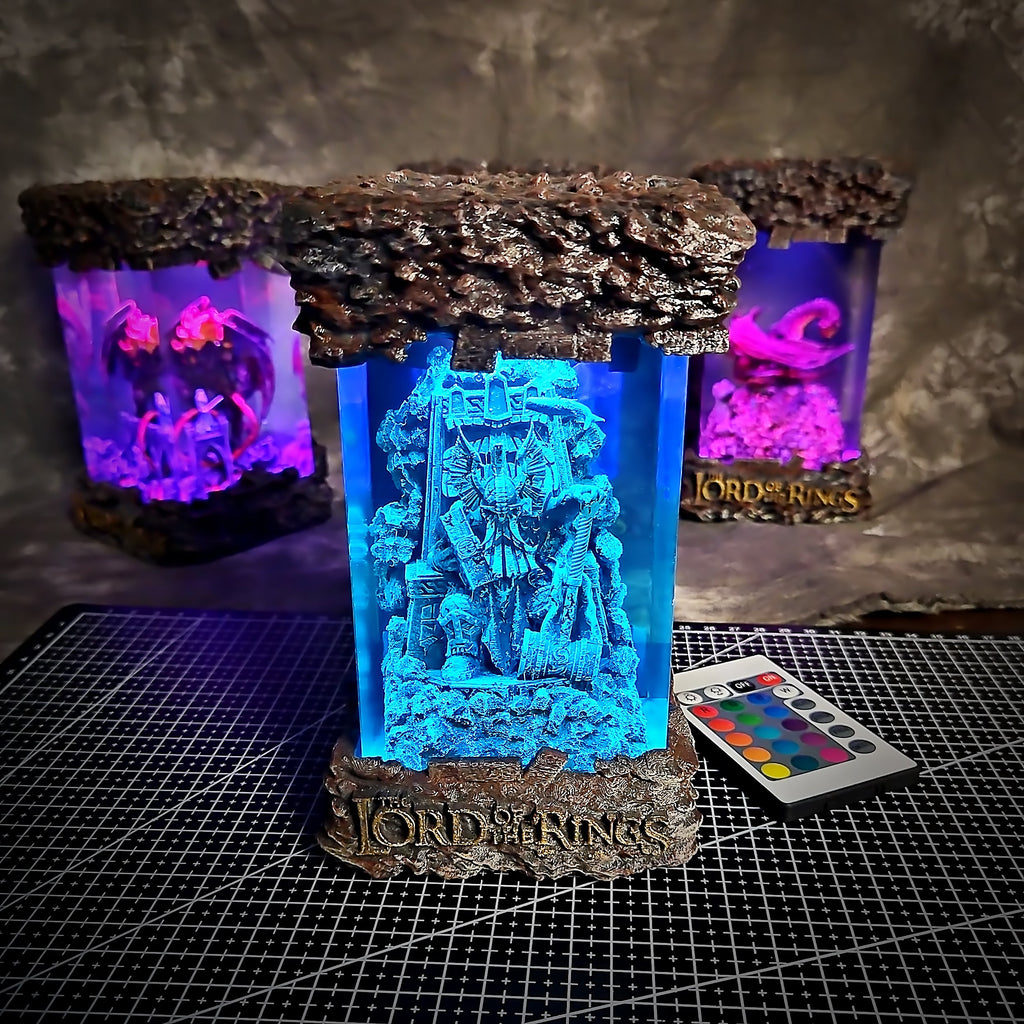DWAF Resin Lamp - handmade resin lamp