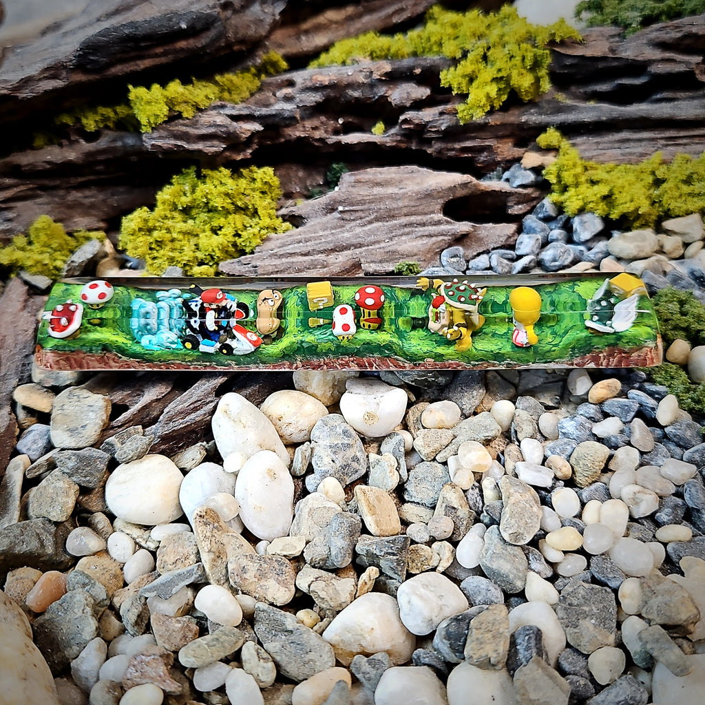 Mario Space Keycap - handmade resin spacebar keycap