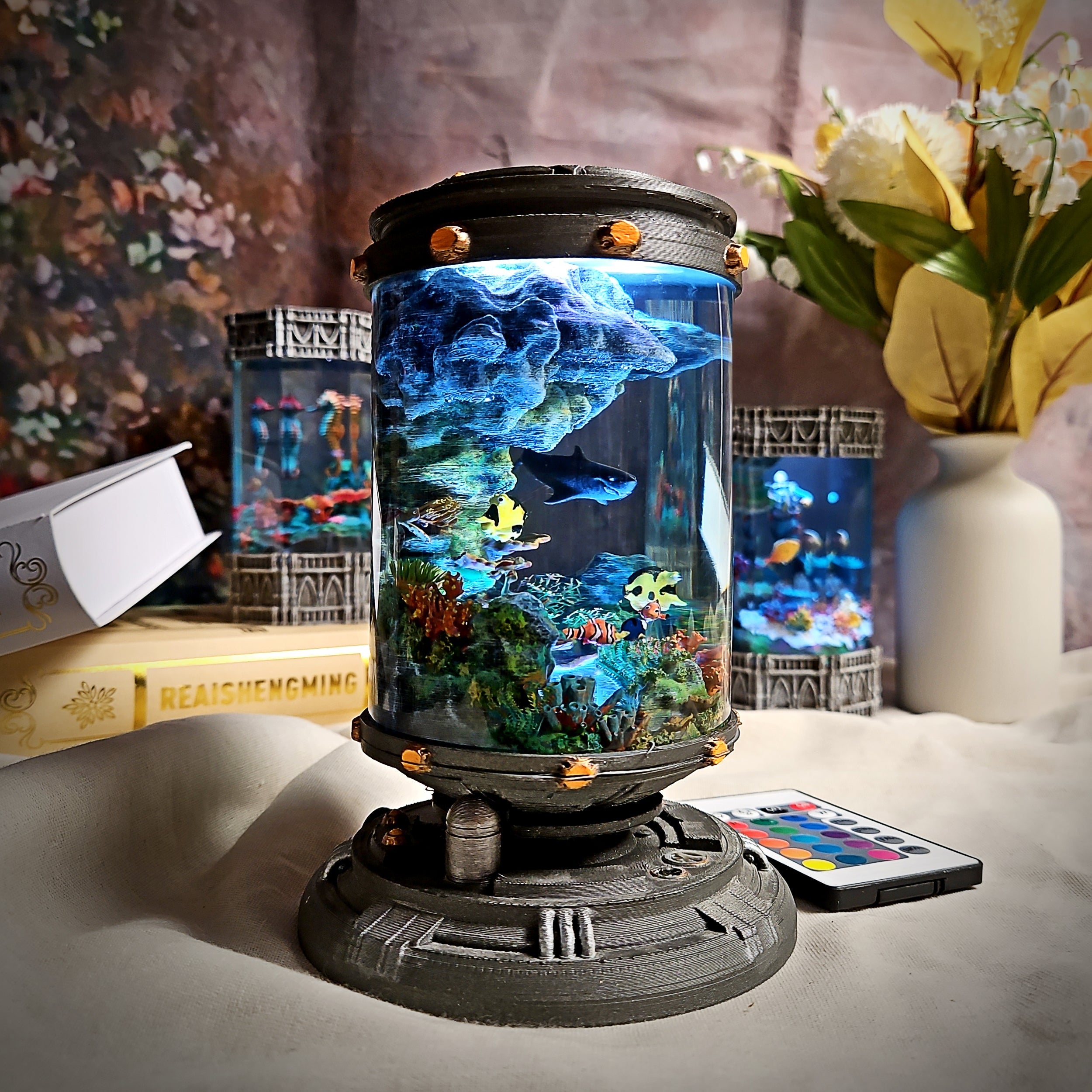 Nemo Ocean Biolab Resin Lamp - handmade resin lamp