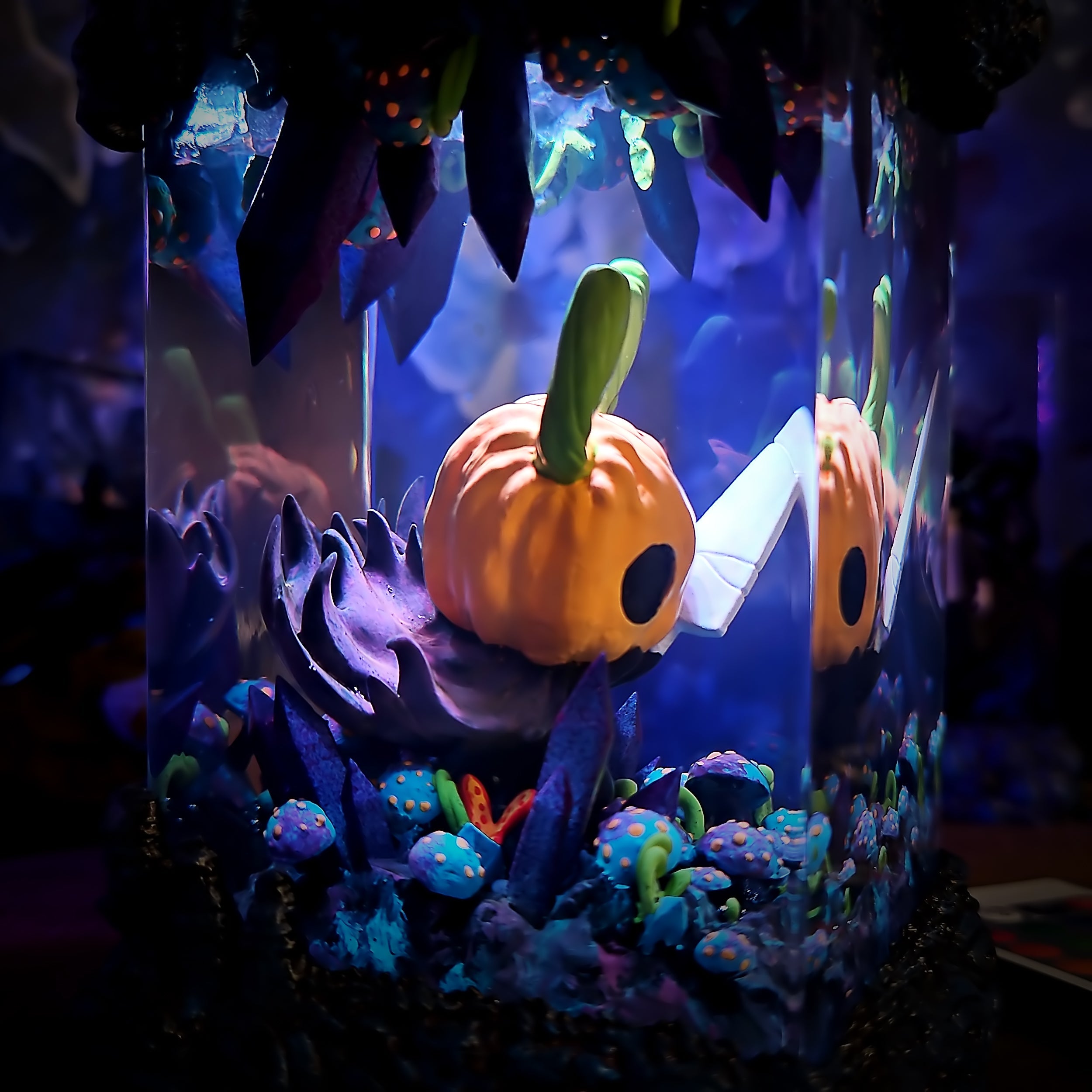 Halloween Resin Lamp - handmade resin lamp