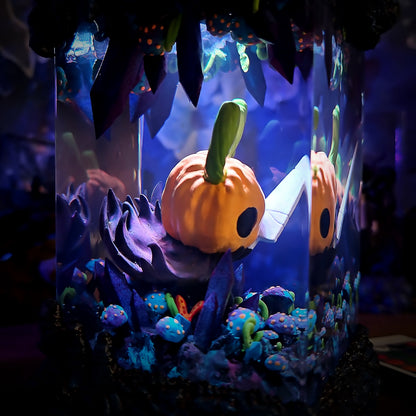 Halloween Resin Lamp - handmade resin lamp