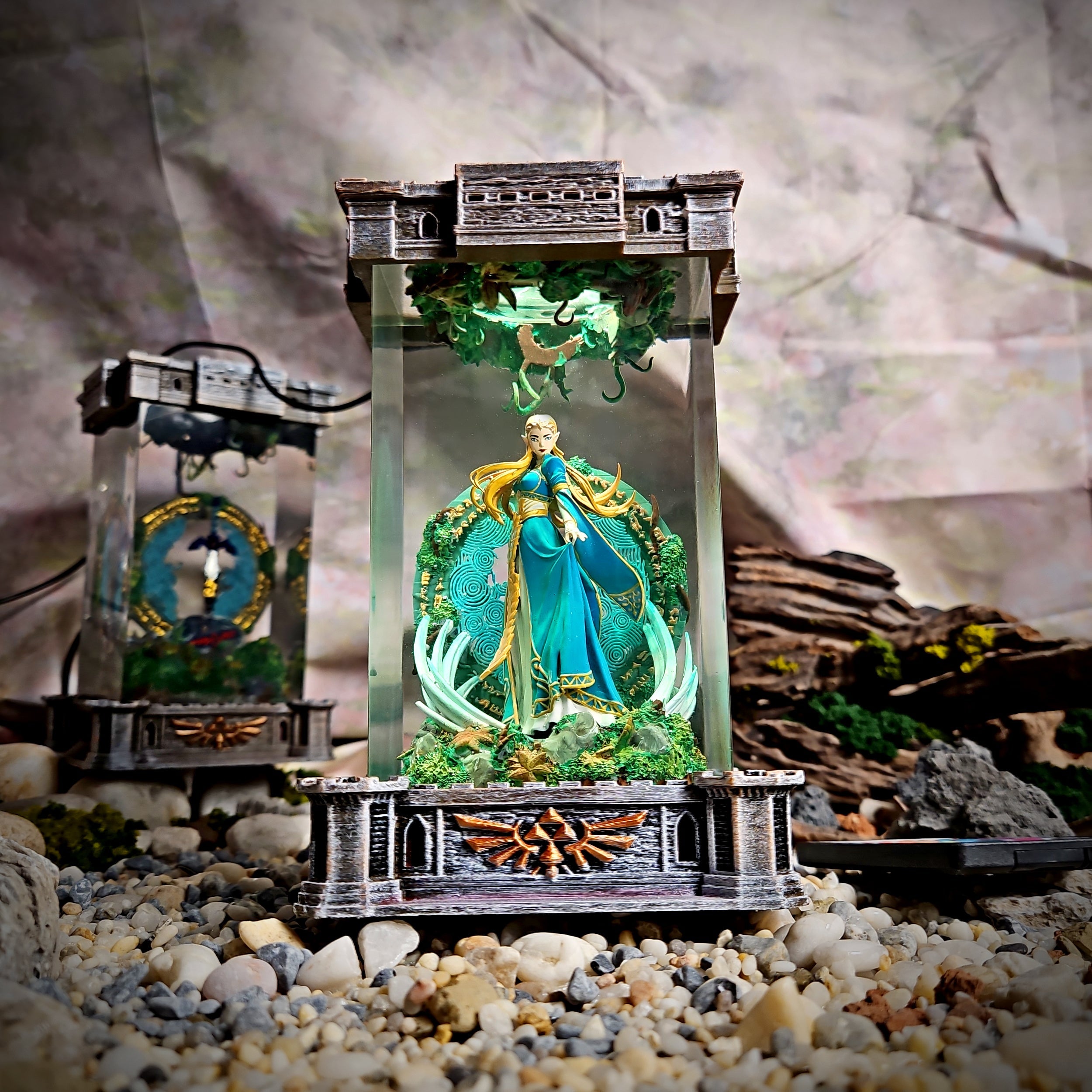 Princess Resin Lamp - handmade resin lamp