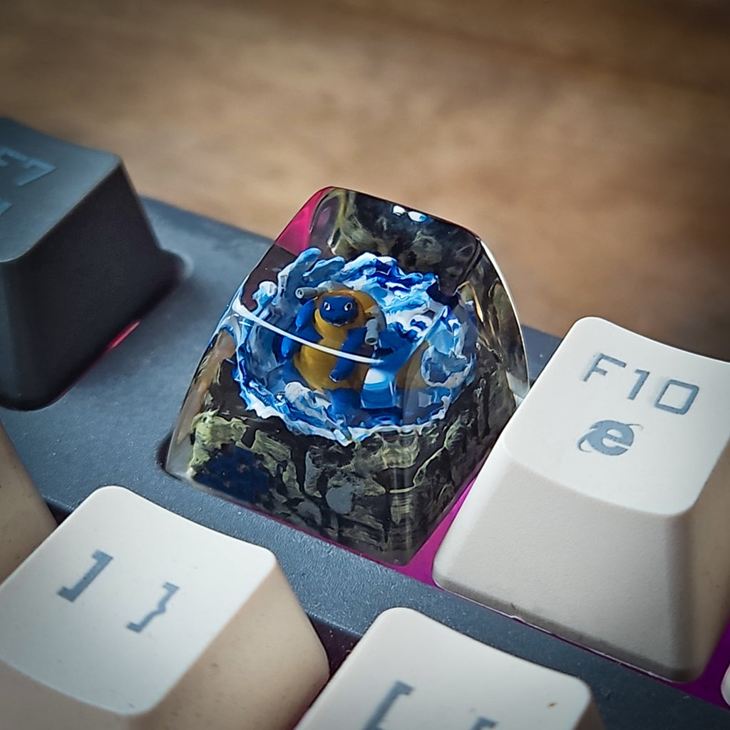 Blastoise New Keycap - handmade resin keycap