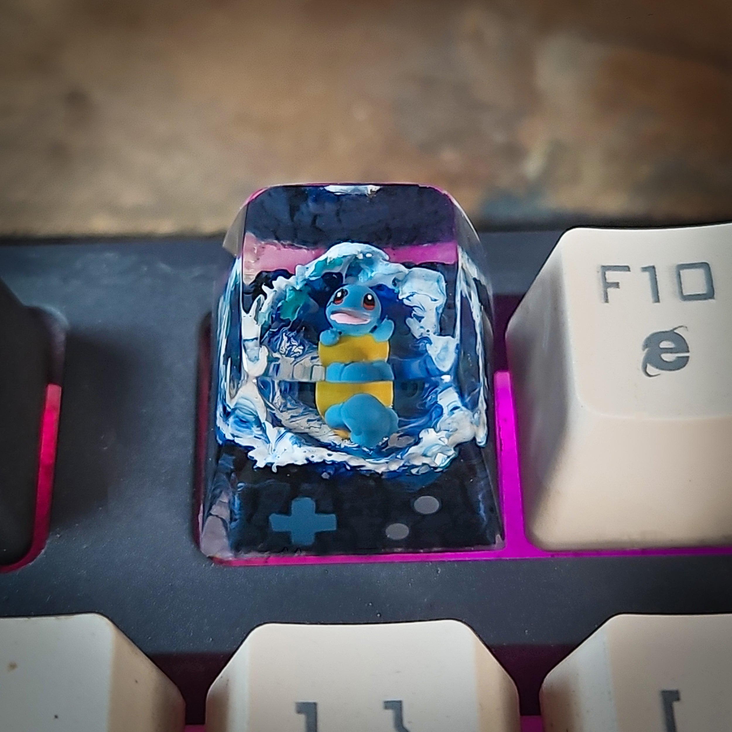 Squirtle New Keycap - handmade resin keycap