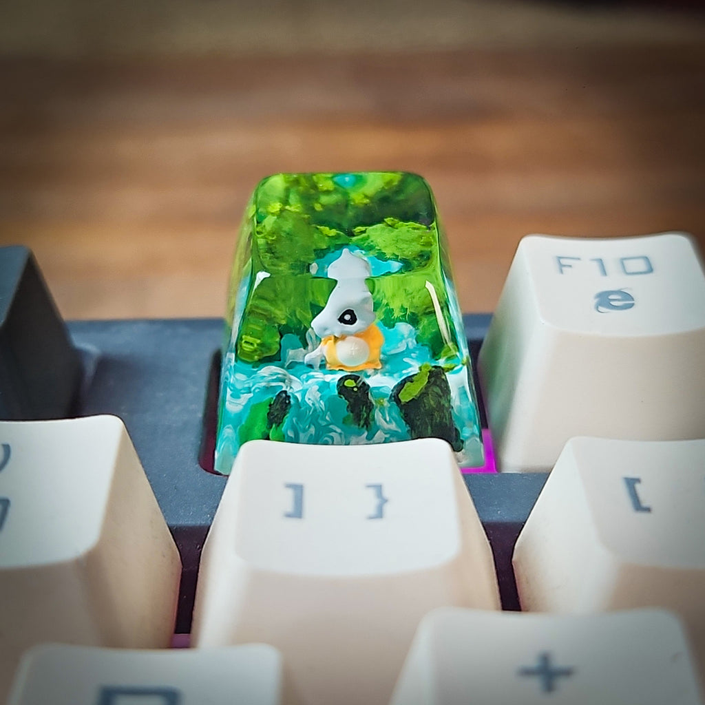 Cubone Keycap - handmade resin keycap