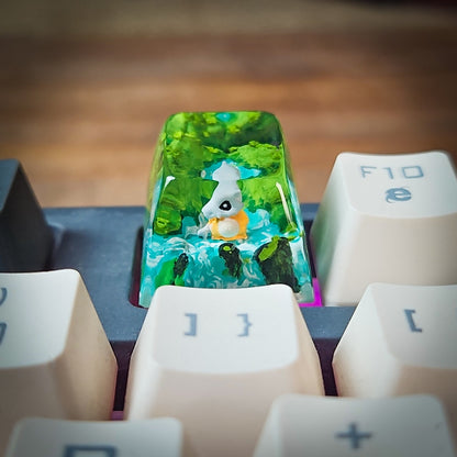 Cubone Keycap - handmade resin keycap