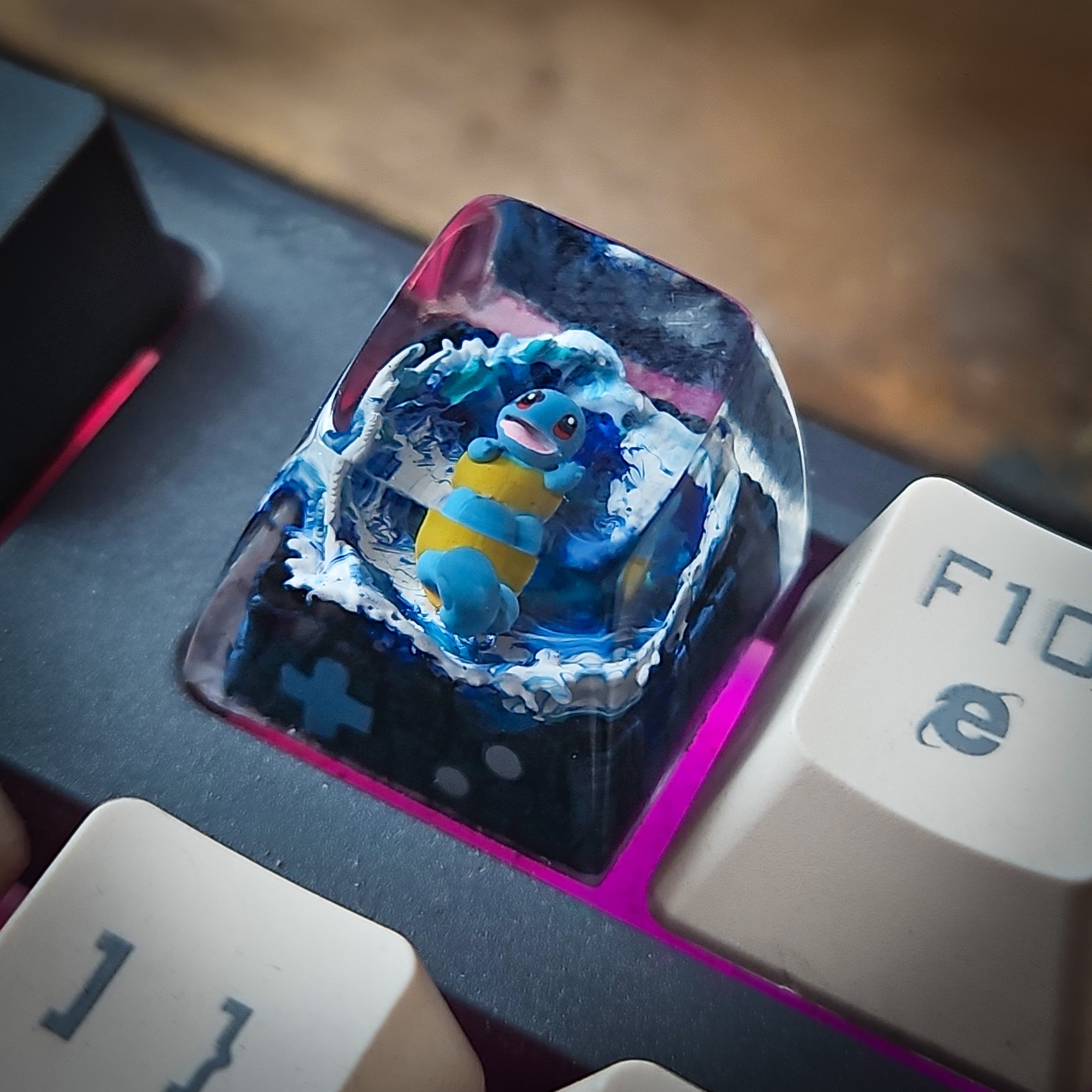 Squirtle New Keycap - handmade resin keycap
