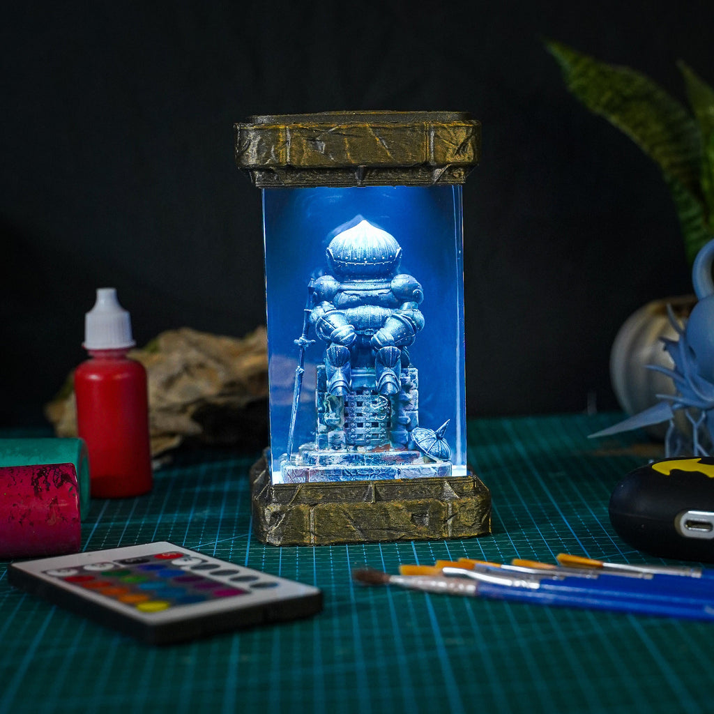Siegmeyer of Catarina Resin Lamp - handmade resin lamp