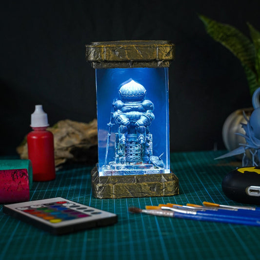 Siegmeyer of Catarina Resin Lamp - handmade resin lamp