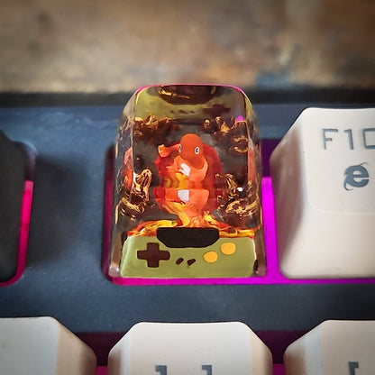 Charmander New Keycap - handmade resin keycap