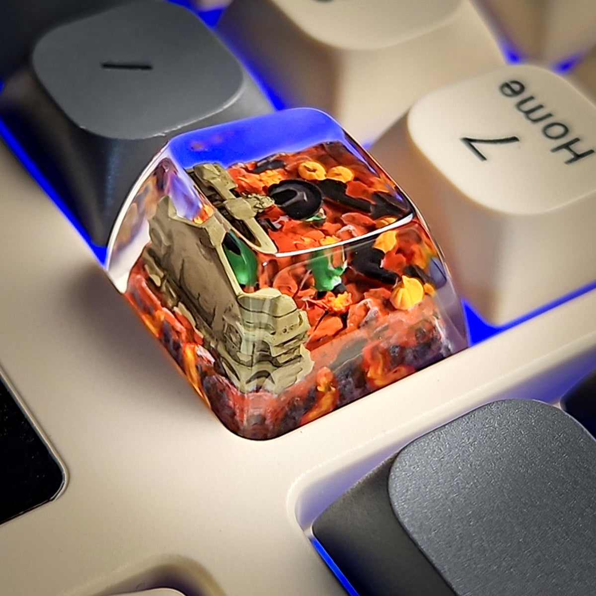 Freddy Krueger Keycap - handmade resin keycap
