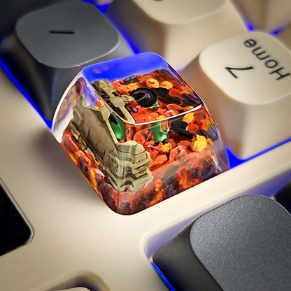 Freddy Krueger Keycap - handmade resin keycap