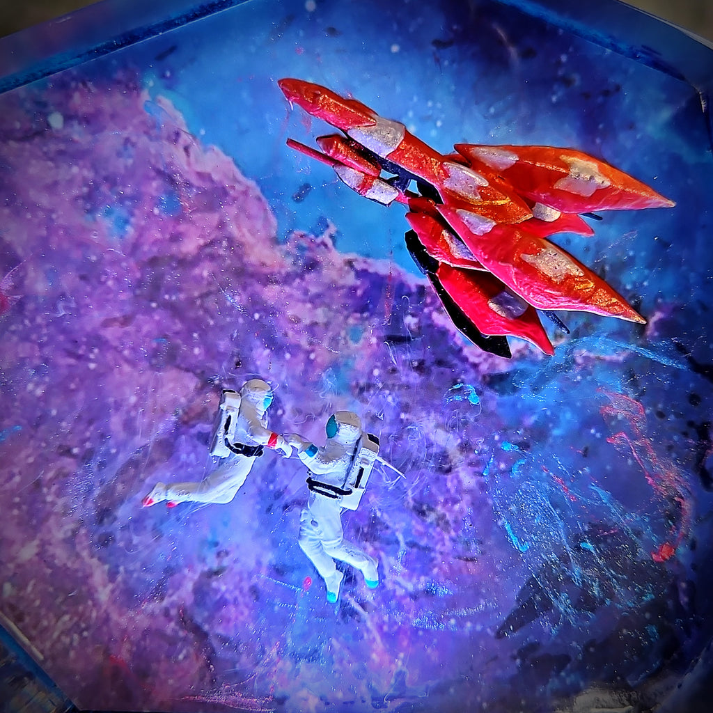 Galaxy Final Fantasy VIII Resin Lamp - handmade resin lamp