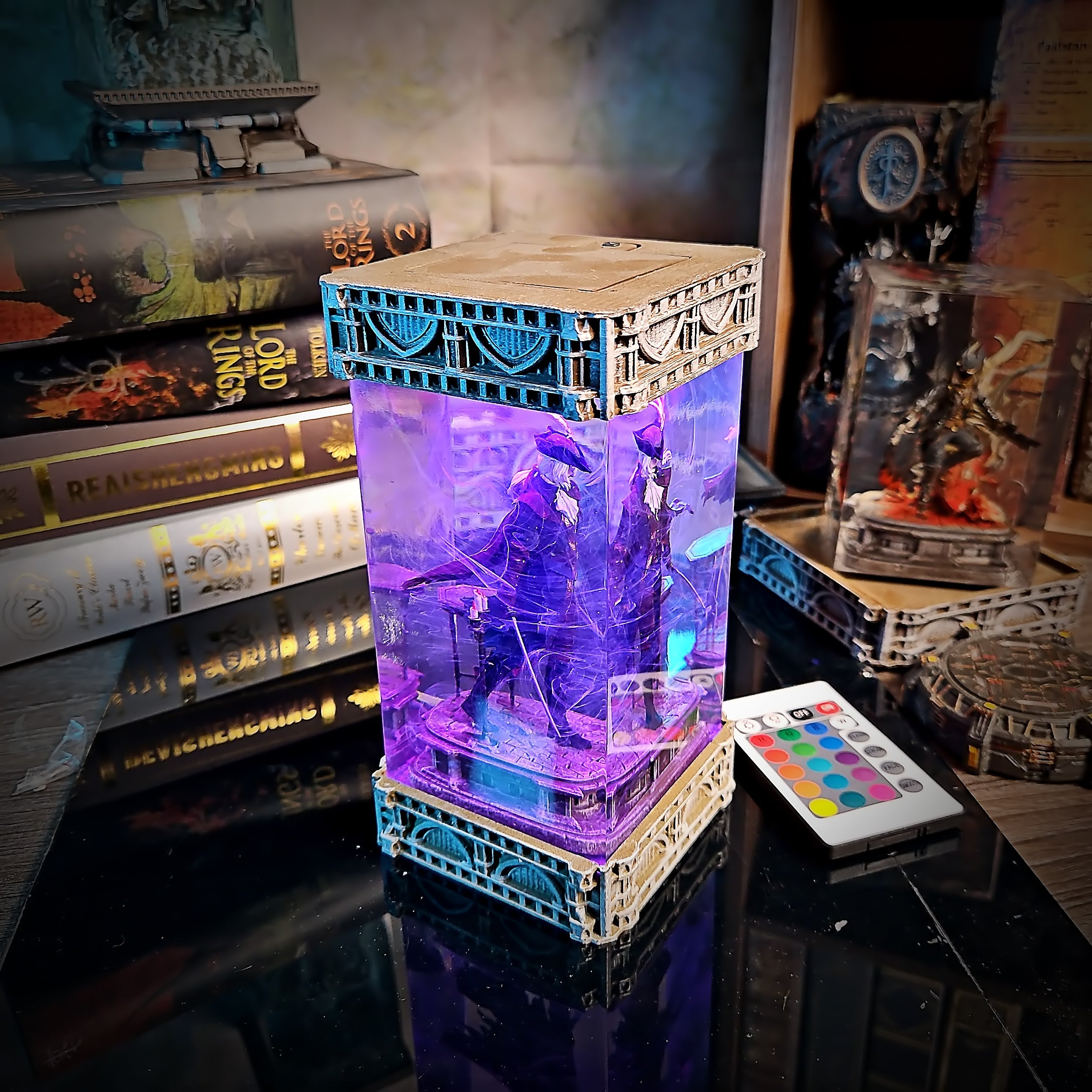 Bloodborne Lady Maria Resin Lamp - handmade resin lamp