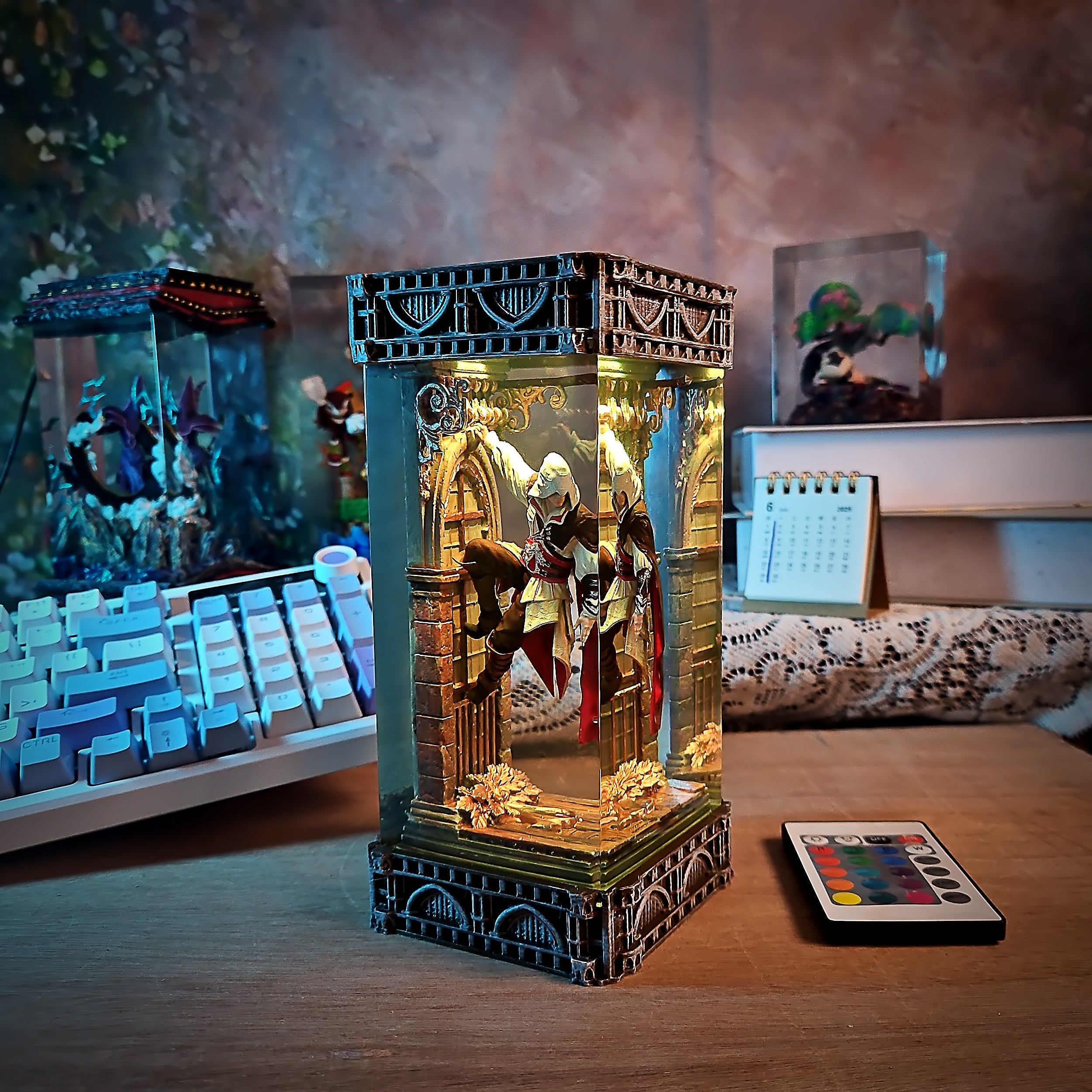 Assassin's Creed Resin Lamp - handmade resin lamp