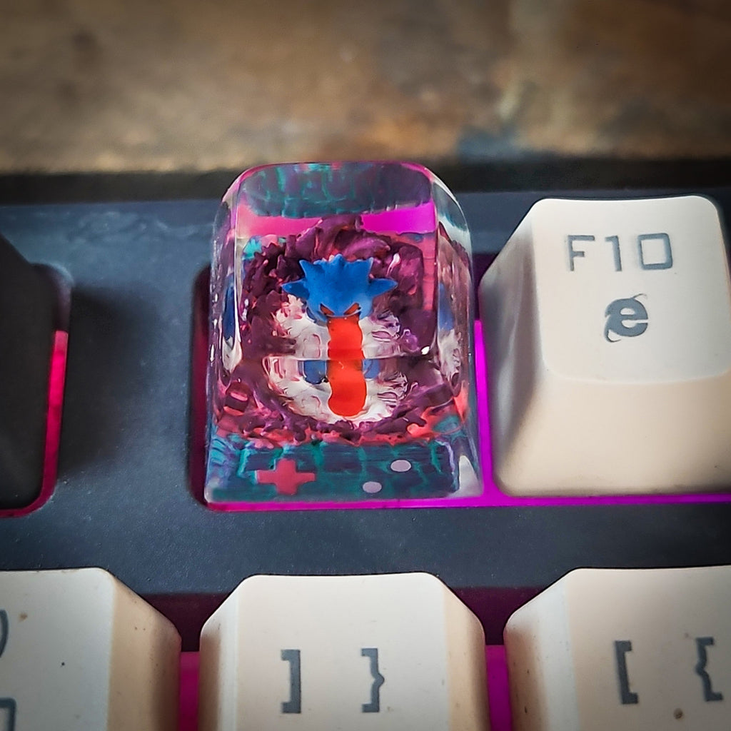 Gengar New Keycap - handmade resin keycap