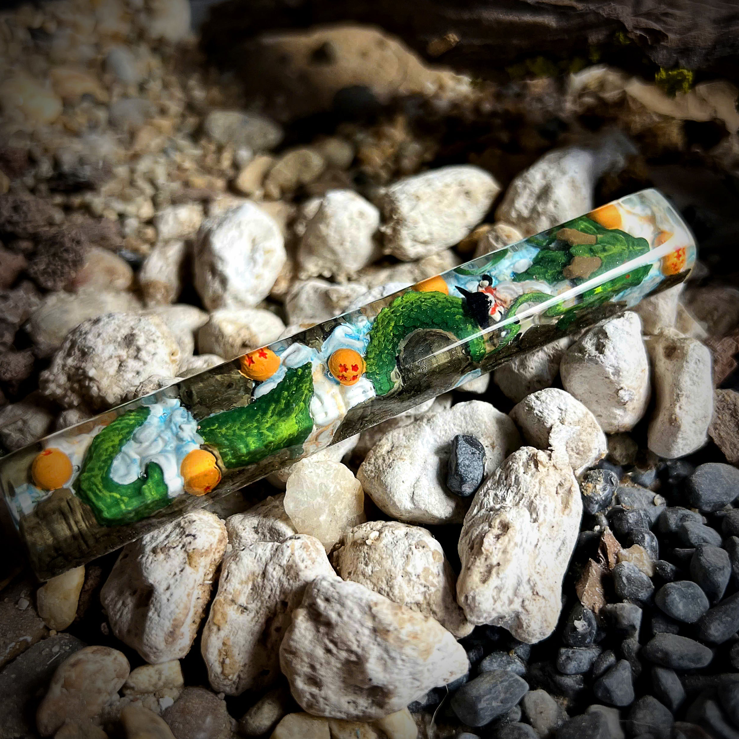 Shenlong Space Keycap - handmade resin spacebar