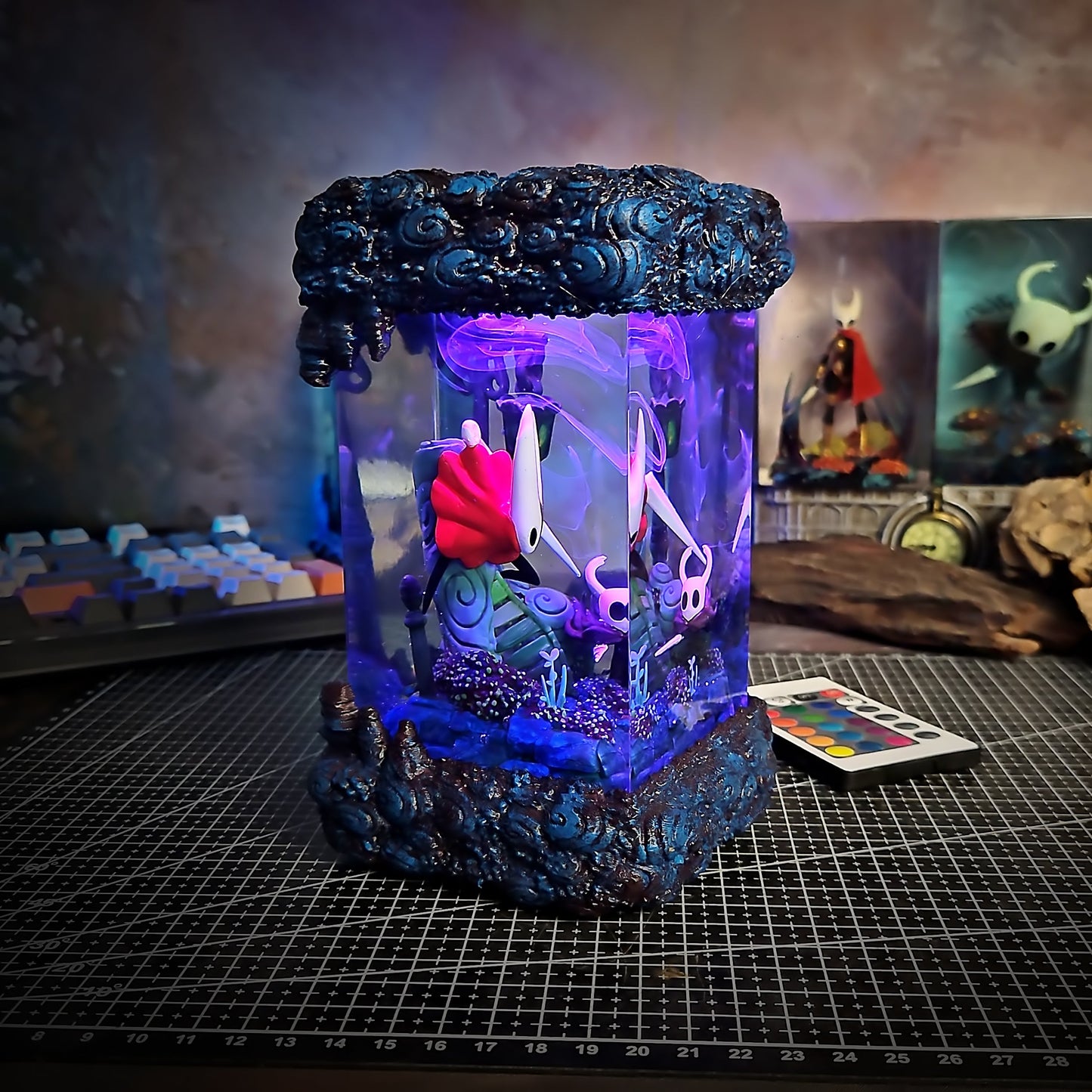 Knight & Hornet Resin Lamp - handmade resin lamp