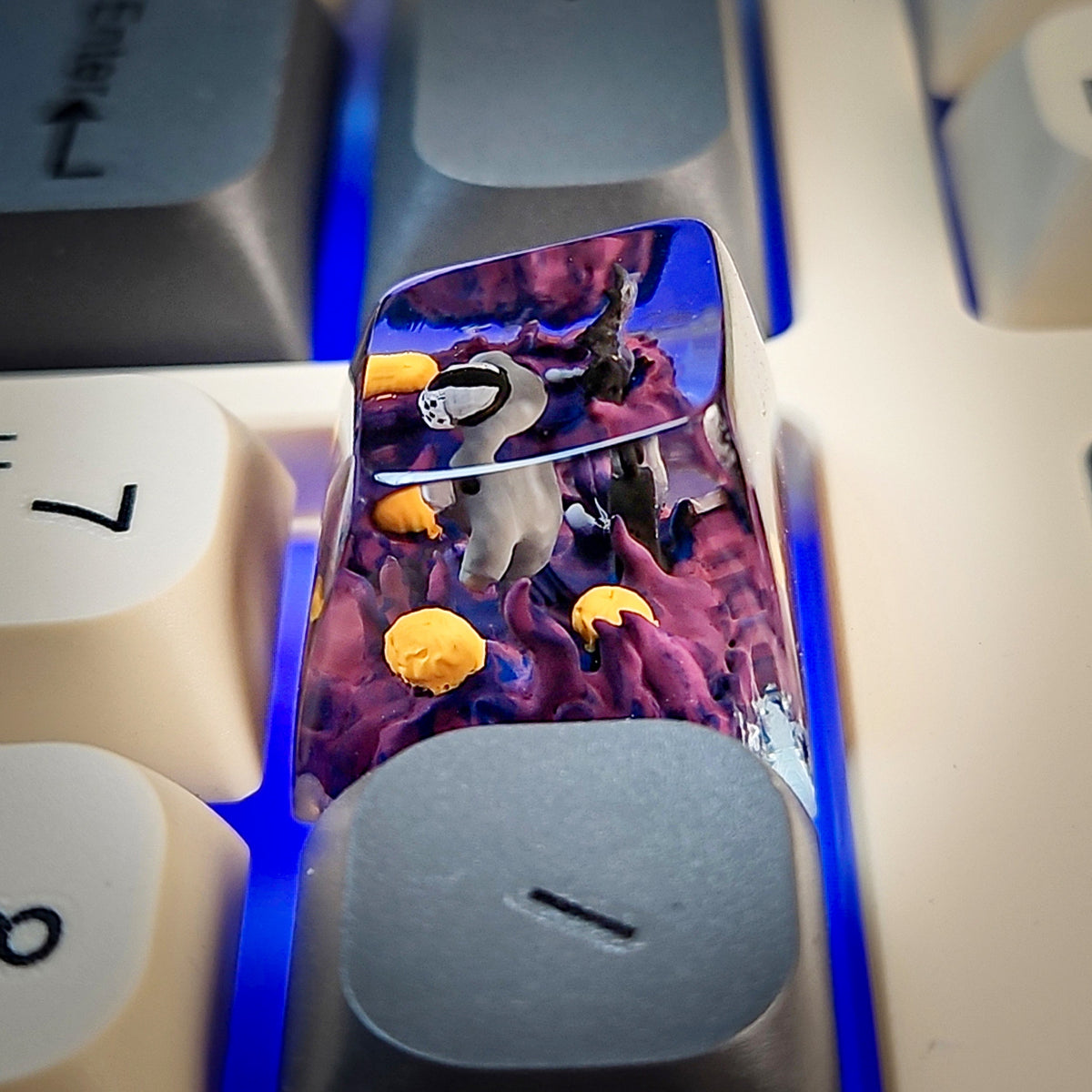 Jason Keycap - handmade resin keycap