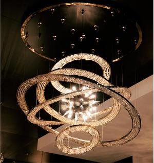 Aleron Crystal Ring Sputnik Chandelier