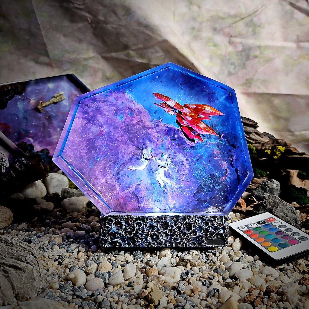 Galaxy Final Fantasy VIII Resin Lamp - handmade resin lamp