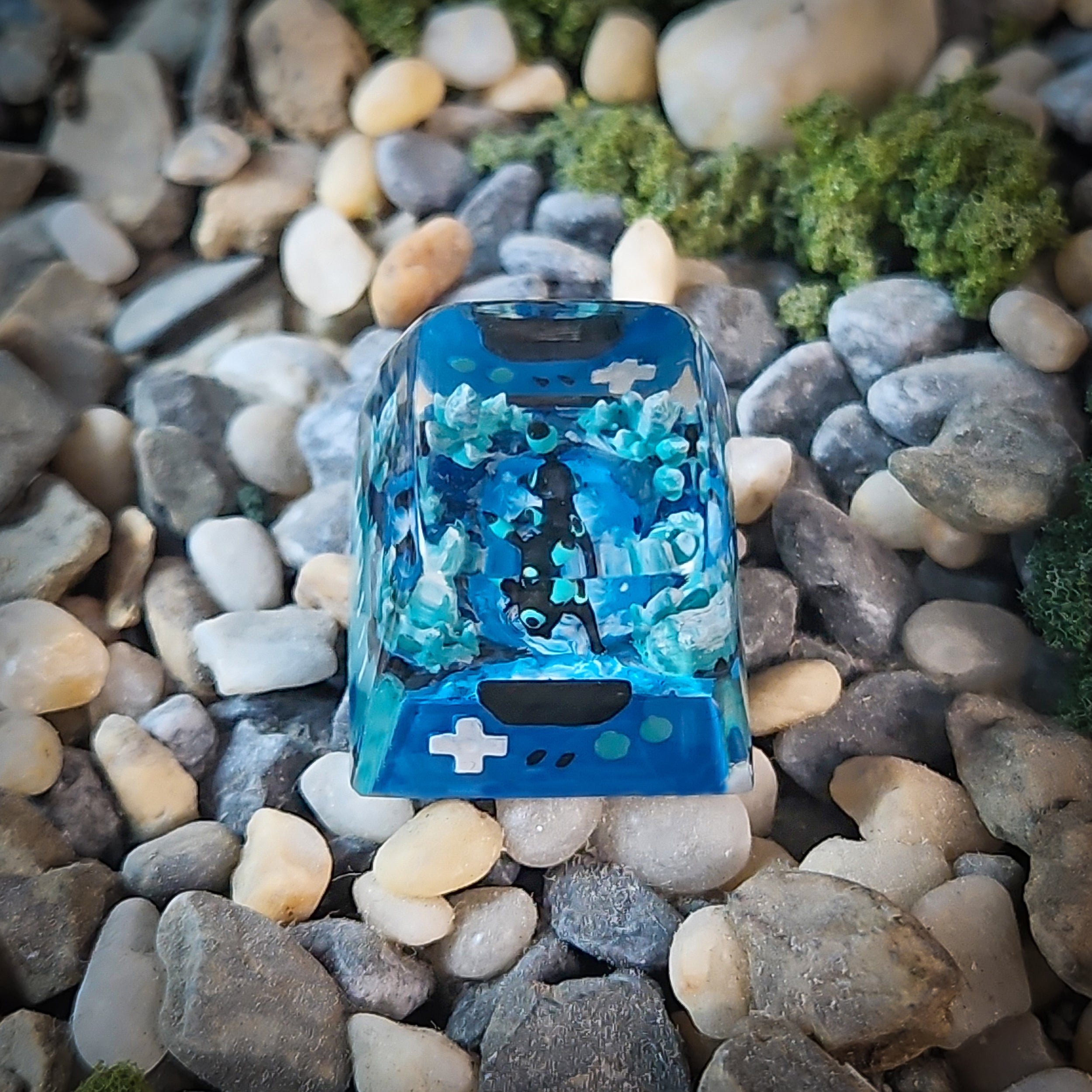 Umbreon New Keycap - handmade resin keycap