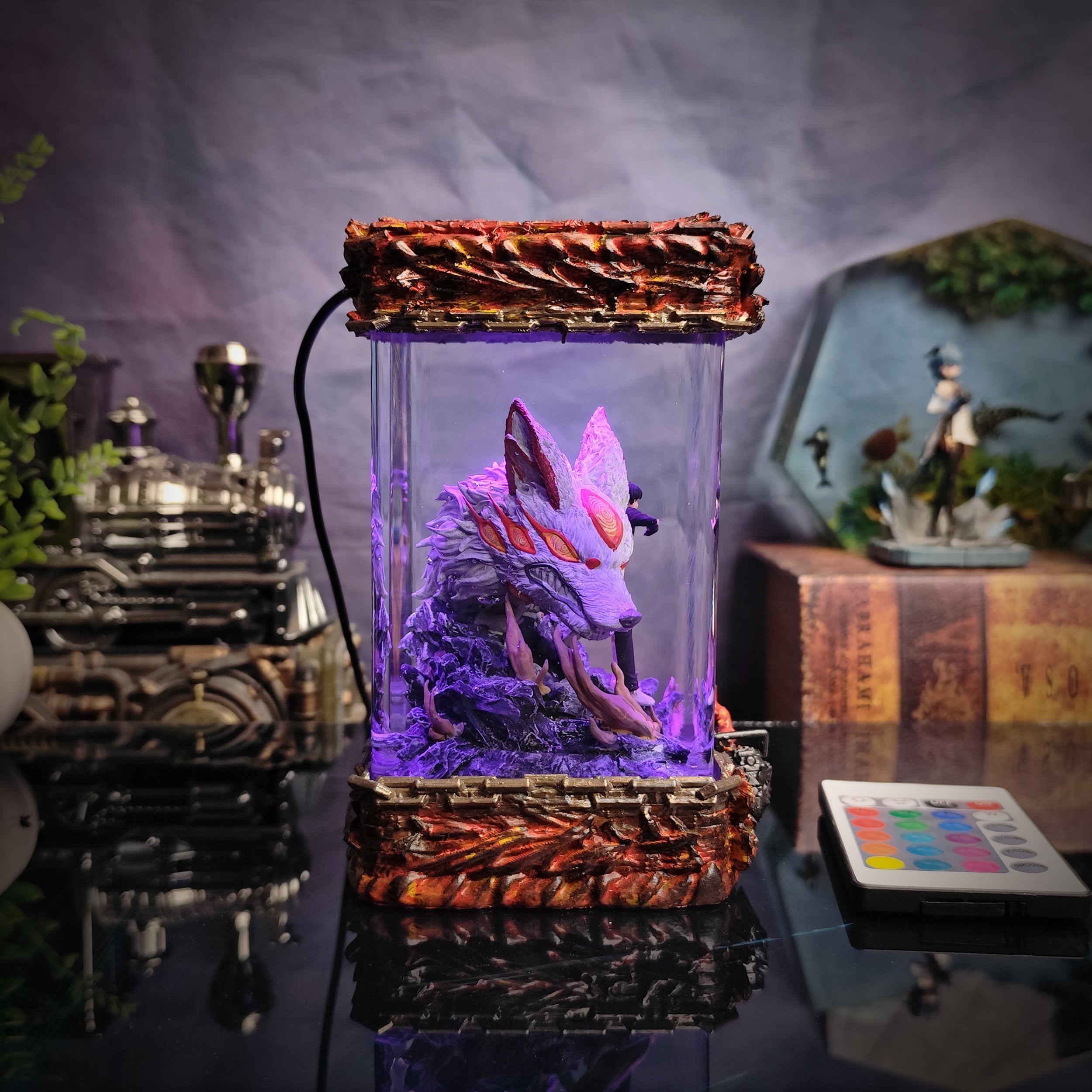 Aki Fox Devil - Chainsaw Man Resin Lamp
