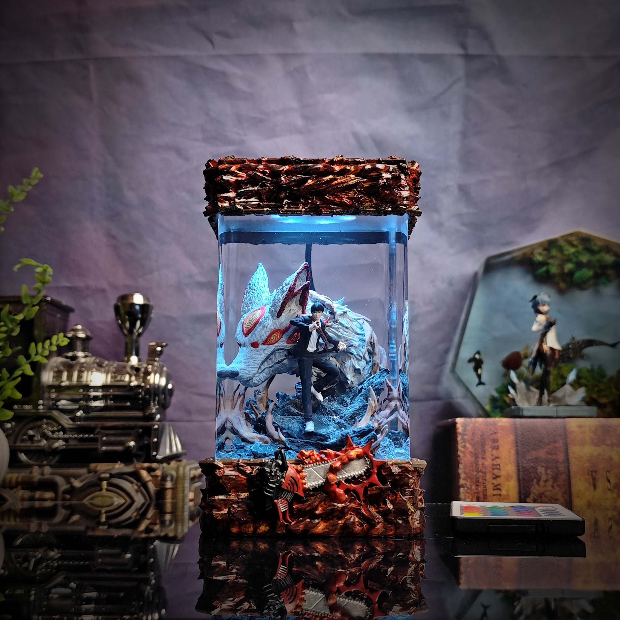 Aki Fox Devil - Chainsaw Man Resin Lamp