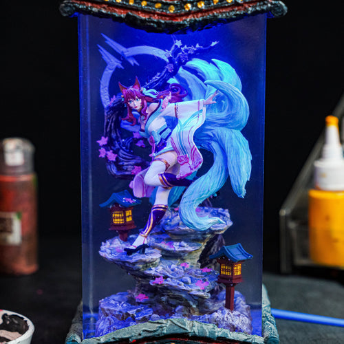 Ahri LOL Resin Lamp
