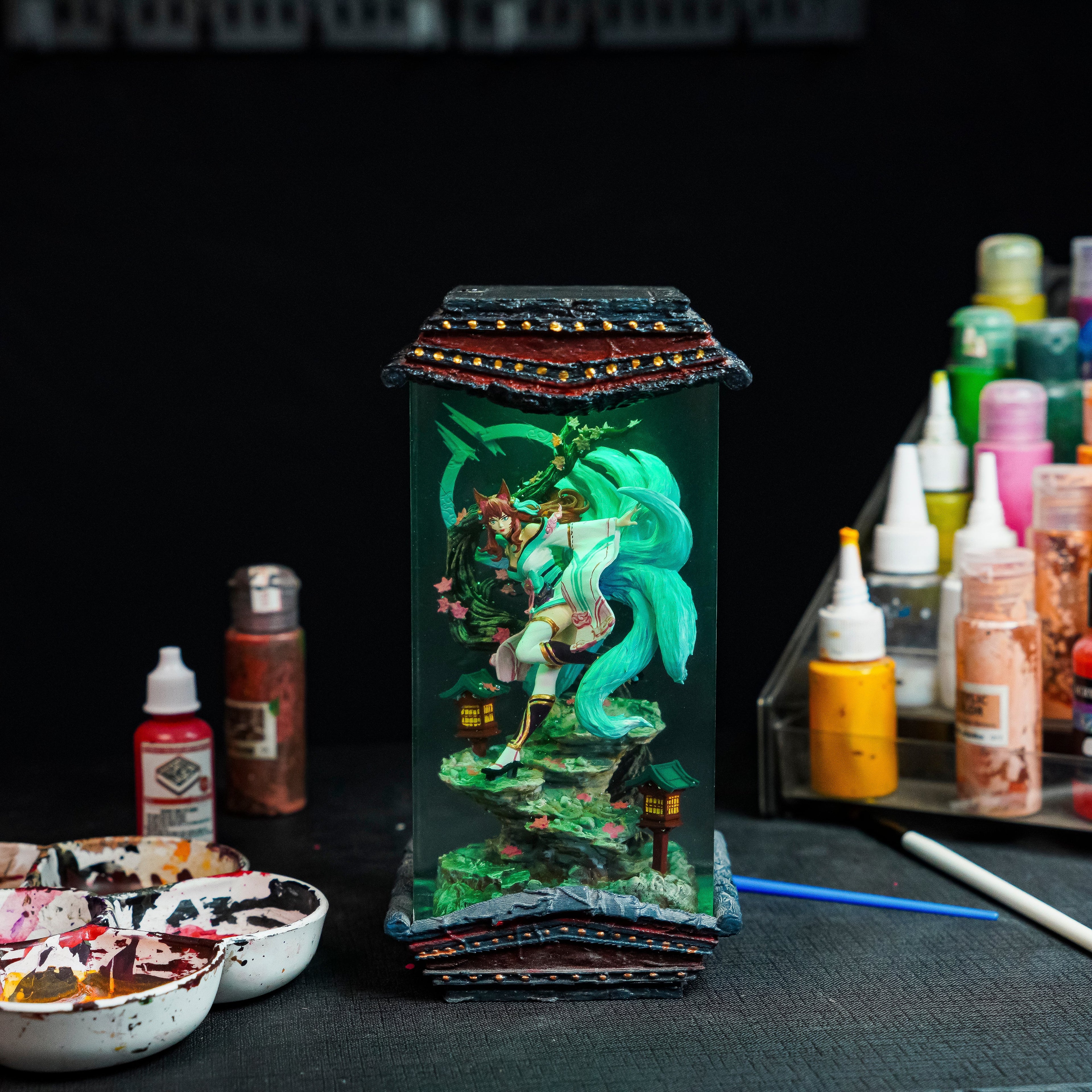 Ahri LOL Resin Lamp