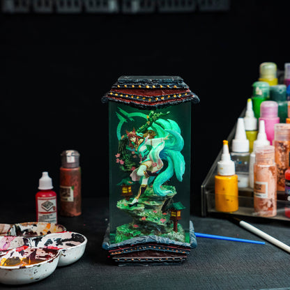 Ahri LOL Resin Lamp - handmade resin lamp