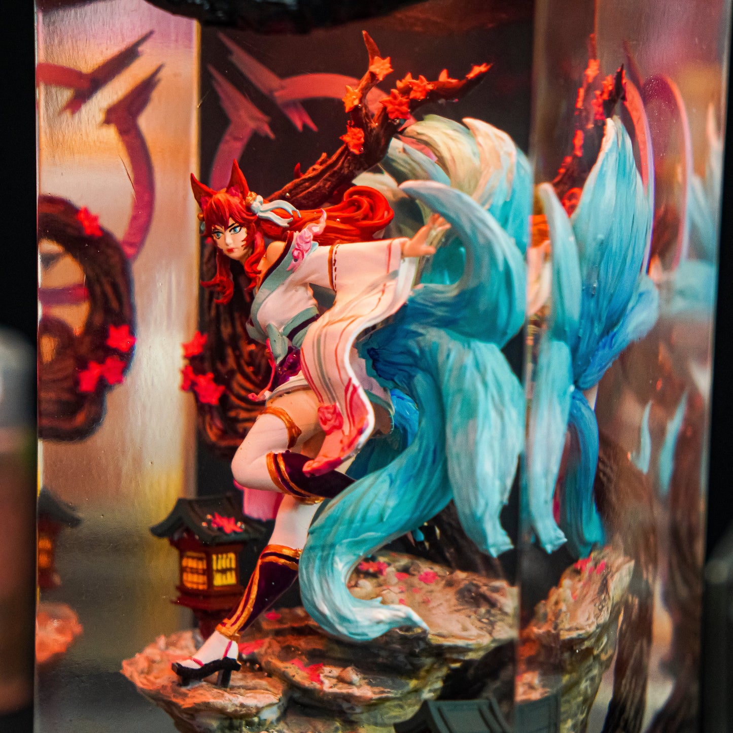 Ahri LOL Resin Lamp - handmade resin lamp
