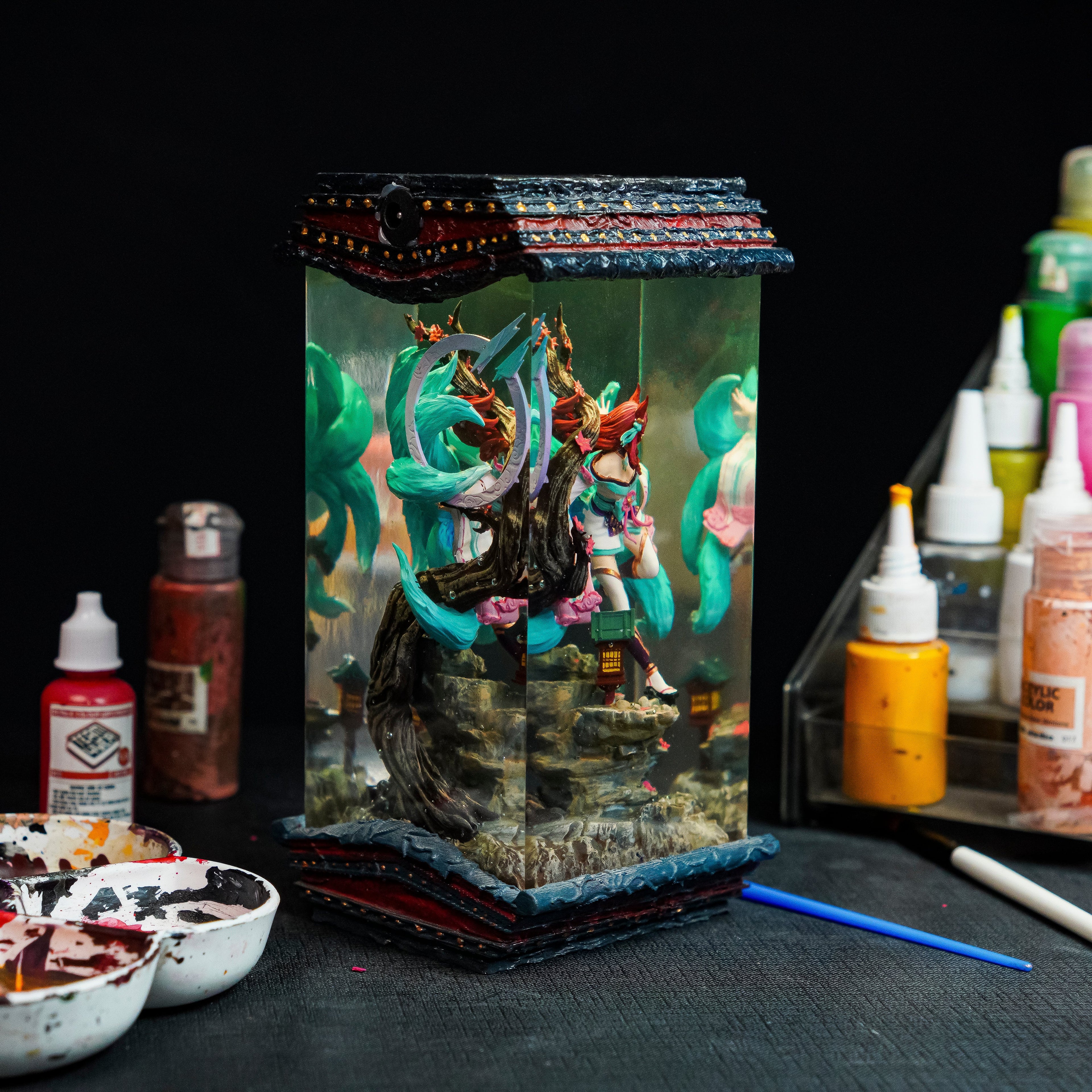 Ahri LOL Resin Lamp