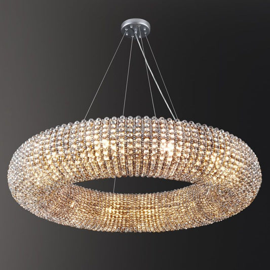 Alison Series Crystal Round LED Chandelier