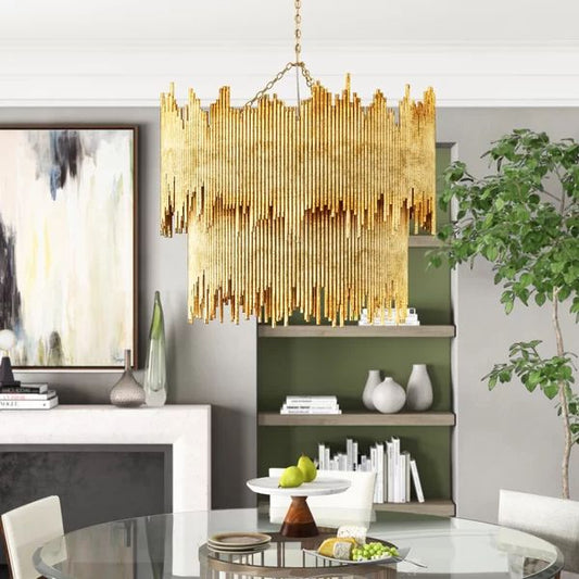 Althely 8 Lights 2-Tier Chandelier