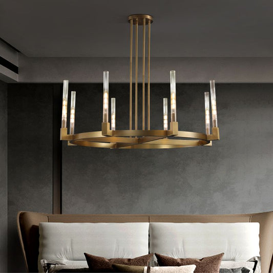 Amorra Candlestick Series Glass Chandelier