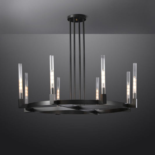 Amorra Candlestick Series Glass Chandelier