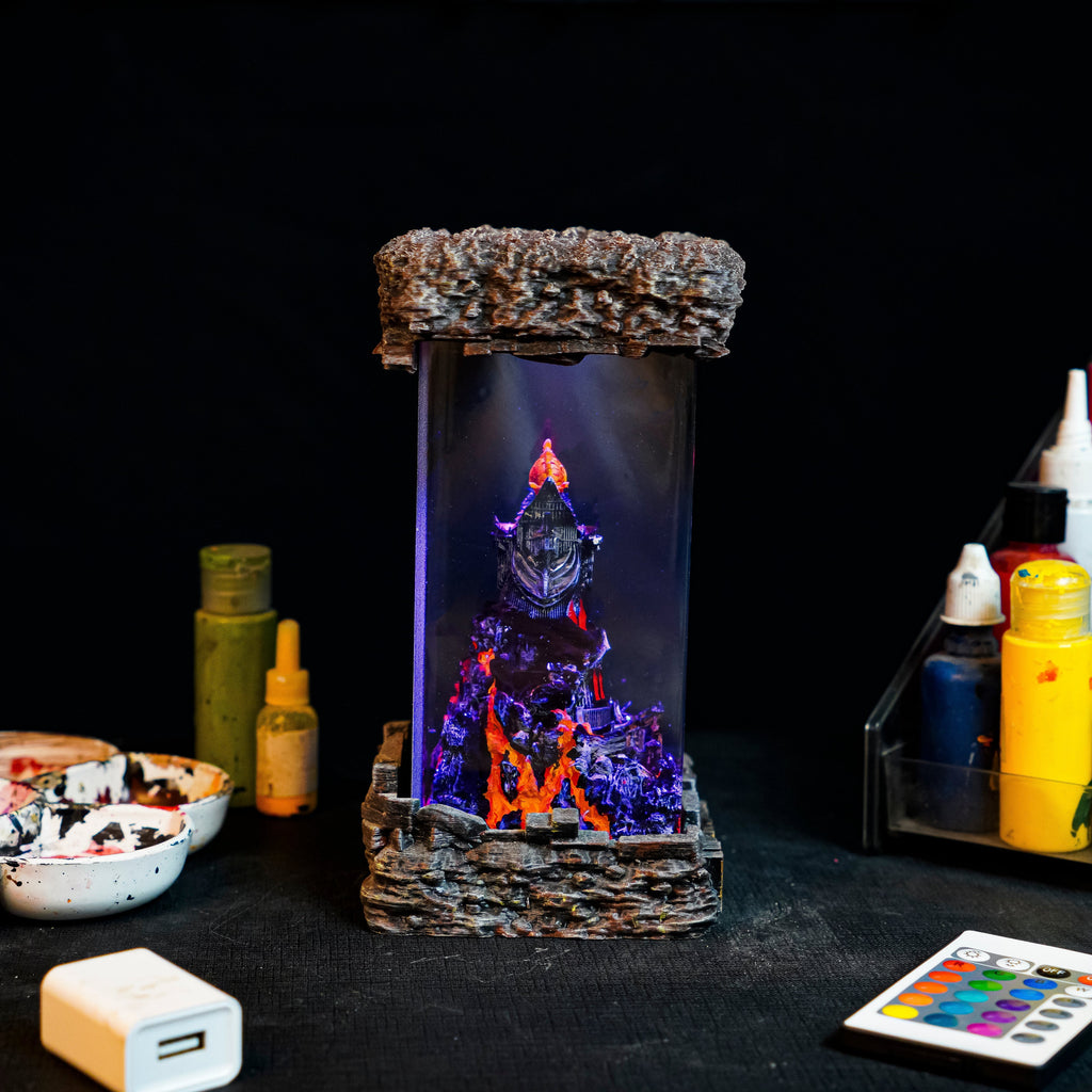 EYE V2 Resin Lamp - handmade resin lamp