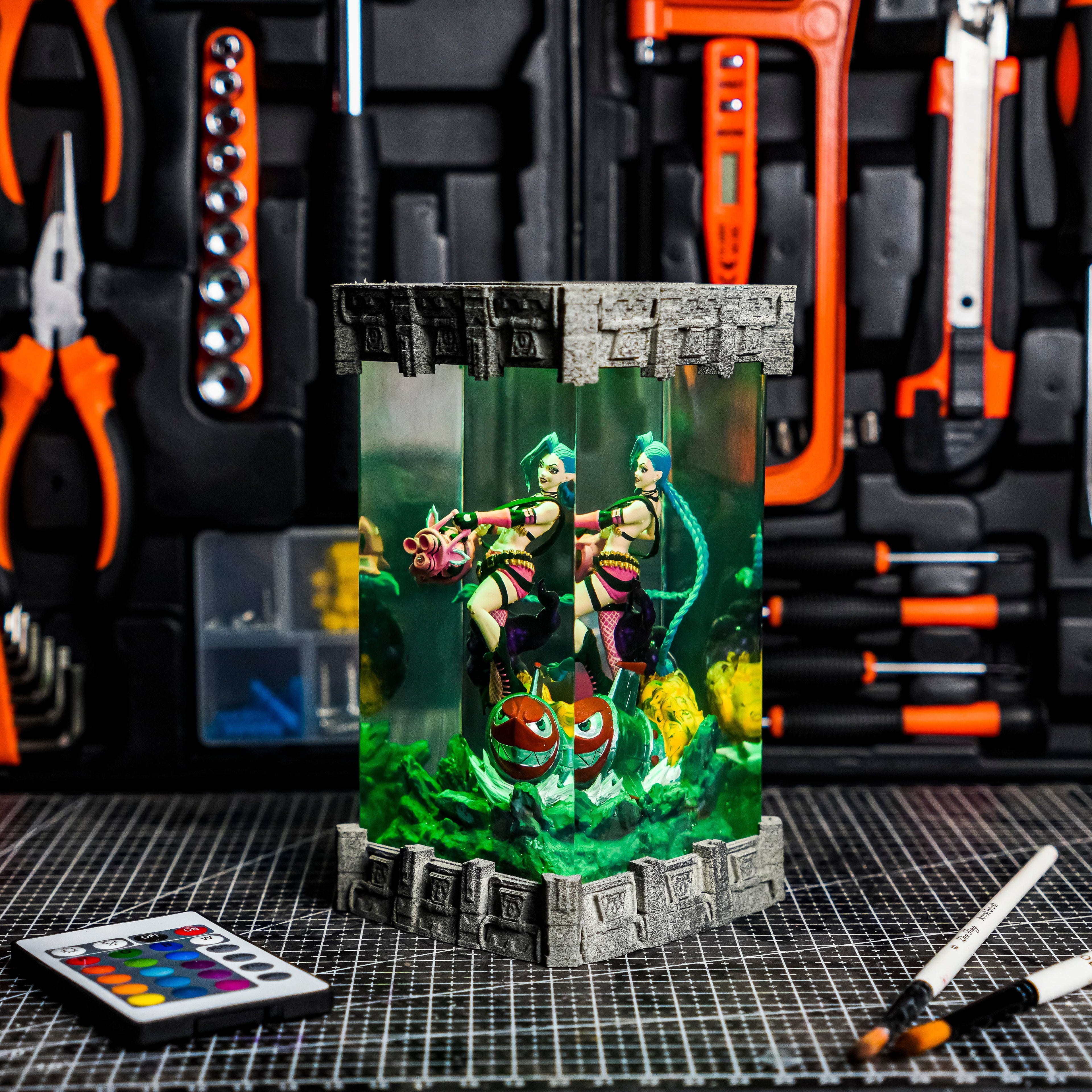 Jinx LOL Resin Lamp