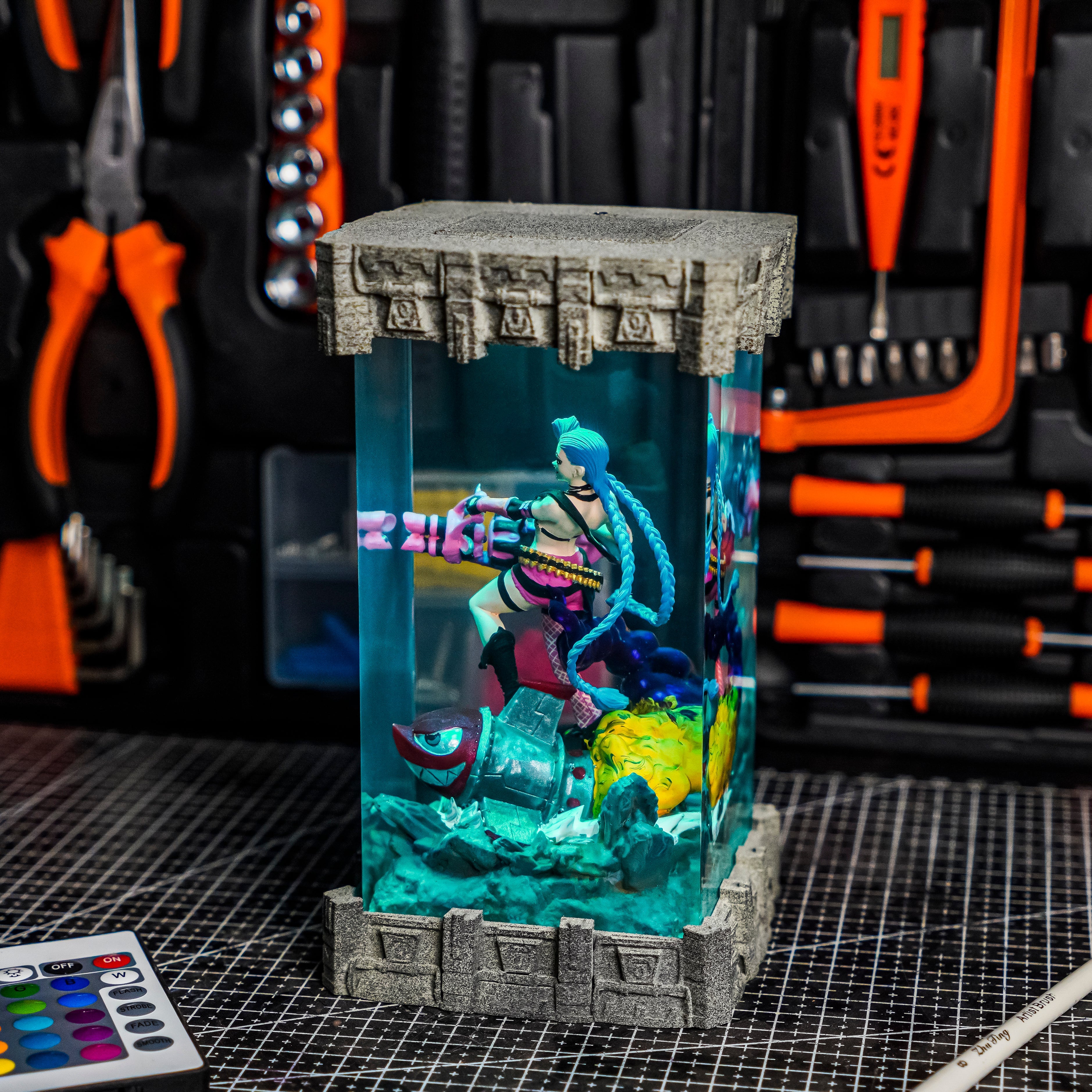 Jinx LOL Resin Lamp
