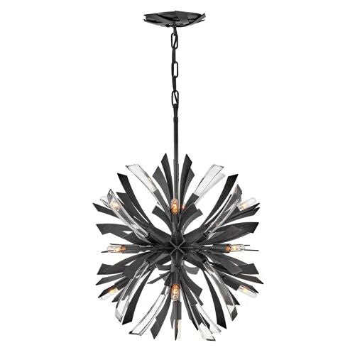 Bergamots 13 Lights  Chandelier  22"D