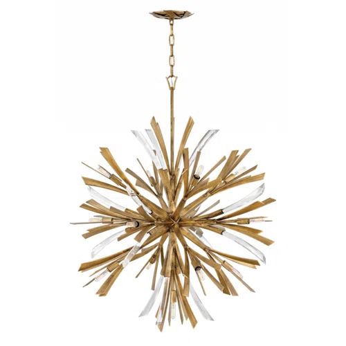 Bergamots 13 Lights Chandelier 36"D