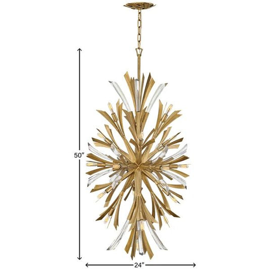 Bergamots 19 Lights Chandelier