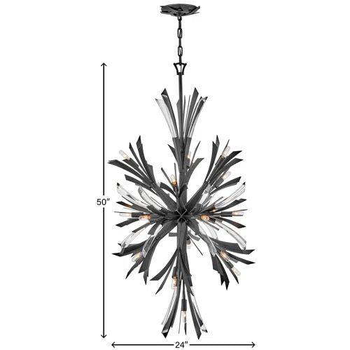 Bergamots 19 Lights Chandelier