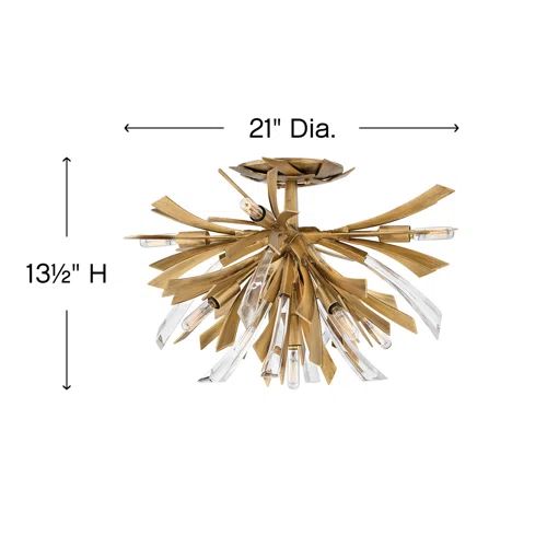 Bergamots 9 Lights Chandelier