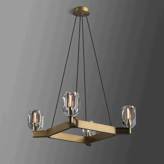 Bifron Contemporary 4-Lights Dining Square Chandelier