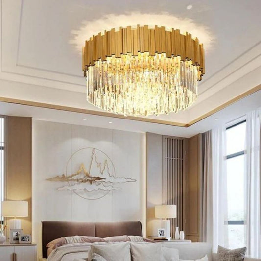 Bourbons Flush Mount Chandelier