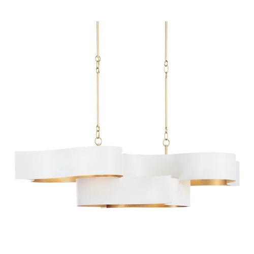 Classical Lotus 6-Light Chandelier